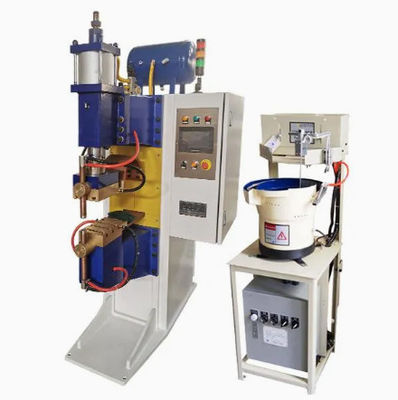 50KVA रेटेड पावर स्क्रू-ड्राइविंग कन्वेयर प्रोजेक्शन वेल्डिंग मशीन। फैक्ट्री उत्पादन और सीधी बिक्री।