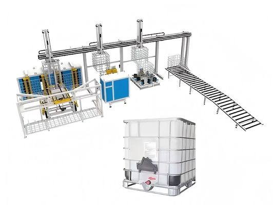 उच्च गति वाली पूरी तरह से स्वचालित IBC टन बैरल उत्पादन लाइन