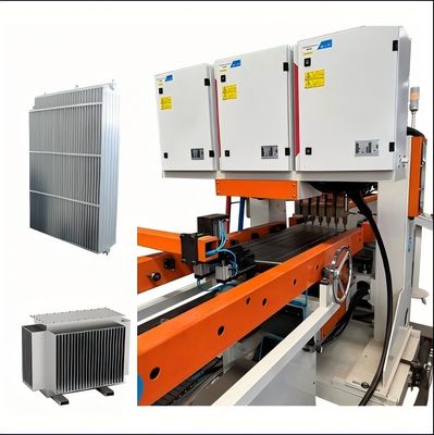 High-performance professional transformer flat-panel heat sink automatic welding production line