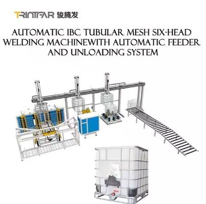 IBC धातु टैंक परिवहन बॉक्स फ्रेम पूरी तरह से स्वचालित वेल्डिंग/folding मशीन/flexingmachine/palletizing रोबोट लोडिंग और अनलोडिंग उपकरण, पूरी तरह से स्वचालित वेल्डिंग प्रणाली,औद्योगिक वेल्डिंग उपकरण