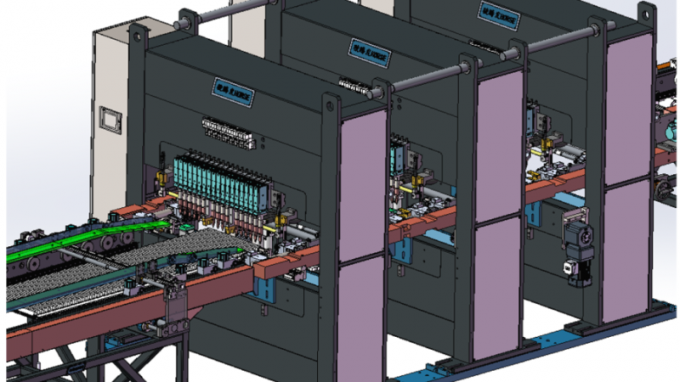 शंघाई ट्रेंटफार ट्रांसफार्मर स्वचालित रेडिएटर विनिर्माण लाइन 9
