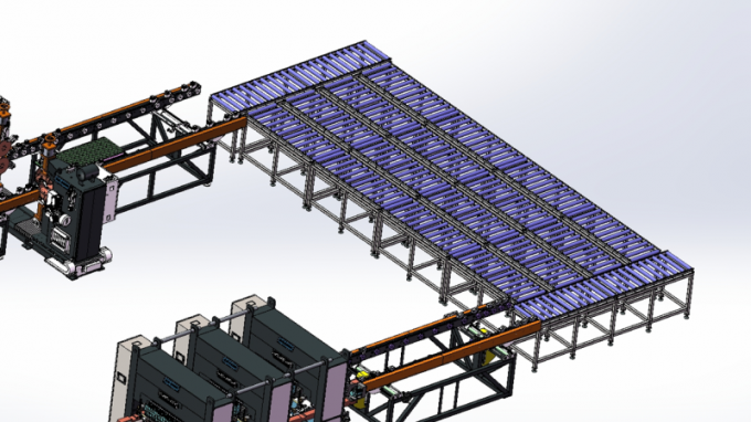 शंघाई ट्रेंटफार ट्रांसफार्मर स्वचालित रेडिएटर विनिर्माण लाइन 10