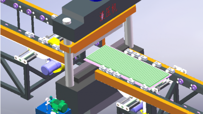 शंघाई ट्रेंटफार ट्रांसफार्मर स्वचालित रेडिएटर विनिर्माण लाइन 14